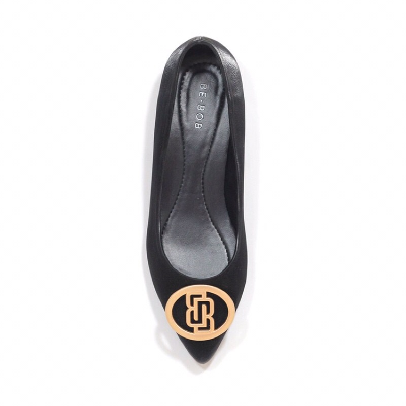 Bebob Be-bob Be bob sepatu shoes black hitam preloved