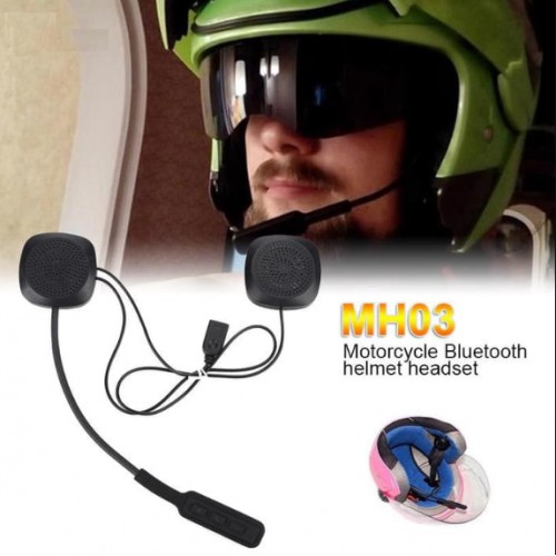 MH03 - Motorcycle Helmet Wireless Bluetooh Headphone Stereo Music / Headset Bluetooth Helm