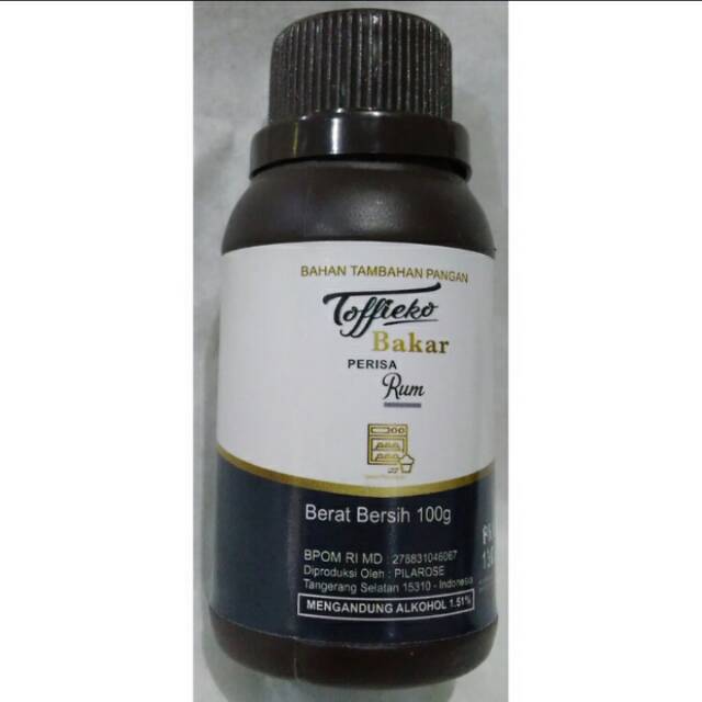 

toffieco rum bakar/ perisa toffieko bakar 100 gram