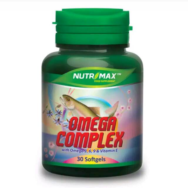 Nutrimax OMEGA COMPLEX OMEGA 3,6,9  Vitamin E 30 Softgels