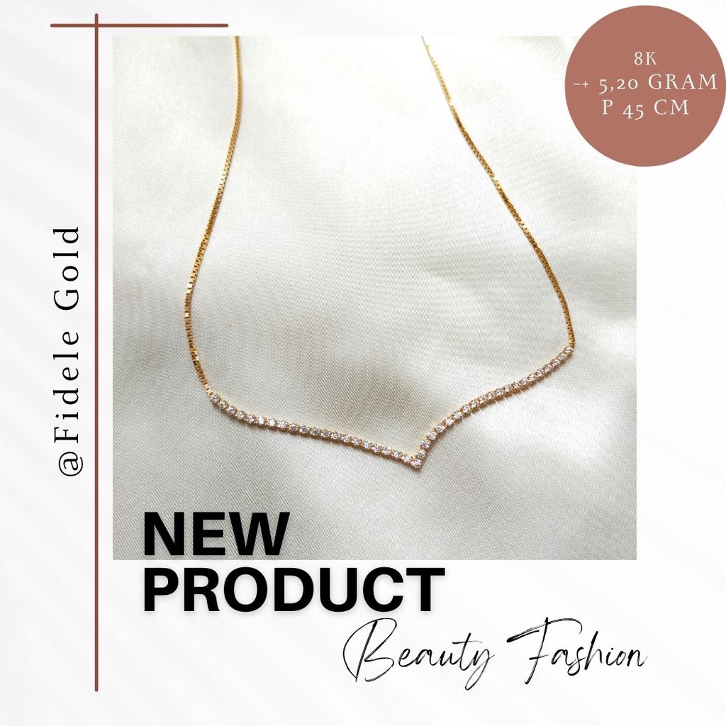 Kalung Aurel Emas asli 375 emas kuning Kalung Artis Aurel Nagita