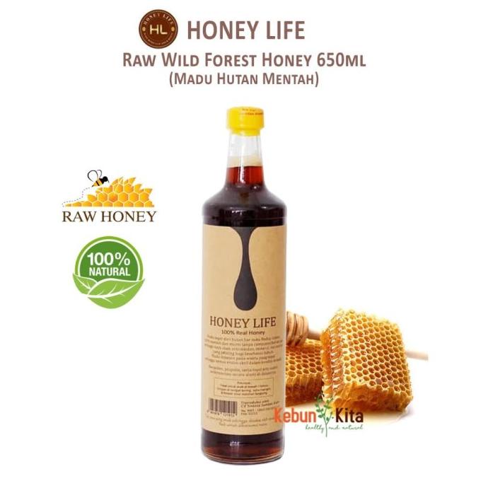 

Honey Life Raw Wild Forest Honey 650ml (Madu Hutan Mentah)