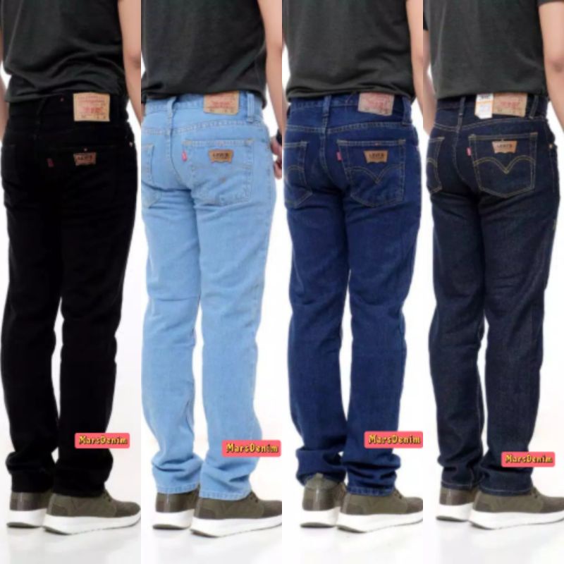 CELANA JEANS STANDAR REGULAR PRIA PREMIUM