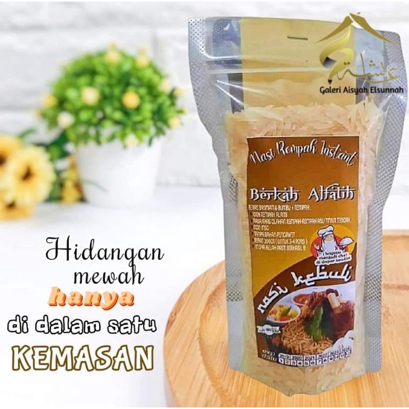 

Nasi Arab Kebuli Instan 200gr |Beras Basmati Sehat