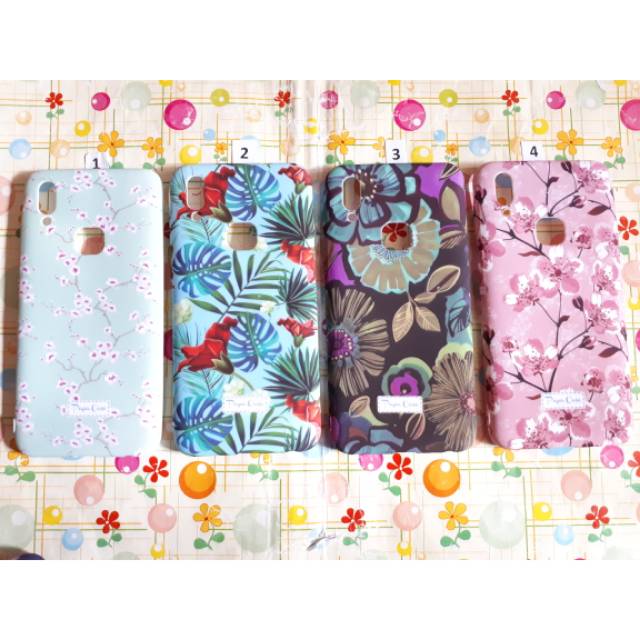 Softcase / Case Motif Bunga For Vivo V11