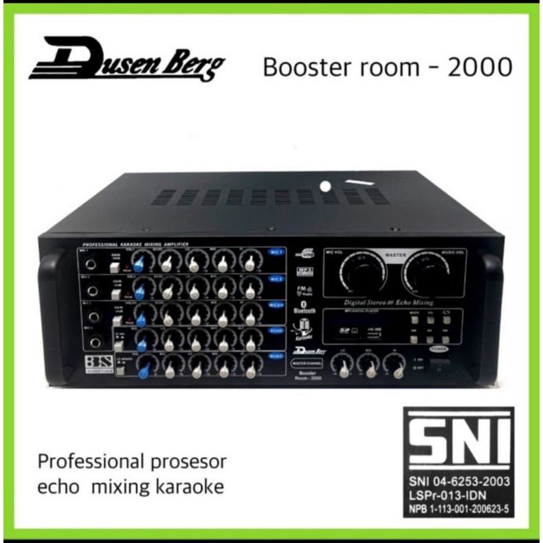 Amplifier DUSENBERG Room 2500 Karaoke Smart Tv Bluetooth Usb Original