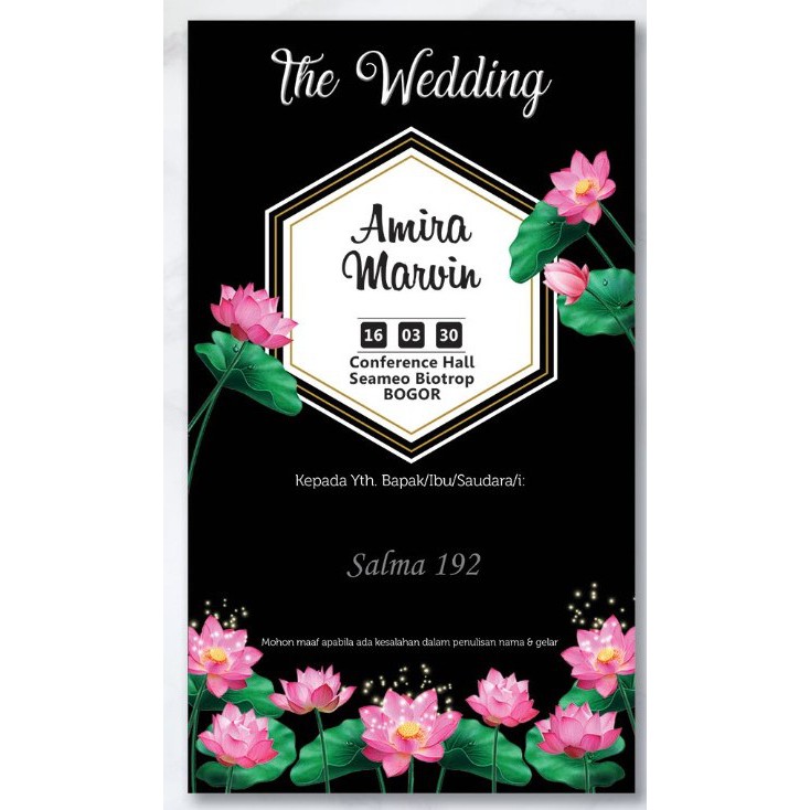 Blangko Undangan Salma 192 (isi 100lbr)