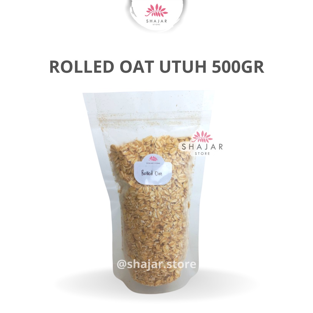 

OAT UTUH 500GR / ROLLED OAT NATURAL / SERAT BAIK BAHAN JSR