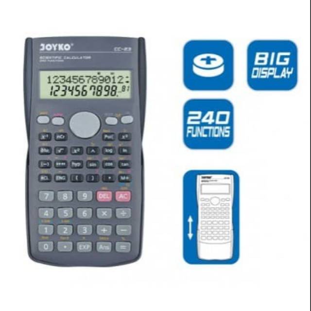 

Calculator scientific Joyko CC-23 sin cos tan Kalkulator