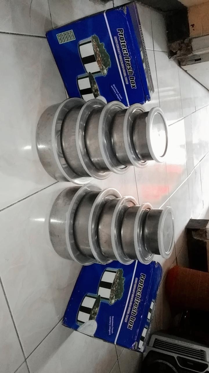 Rantang Beranak Stainless 5 Susun + Tutup  Termurah