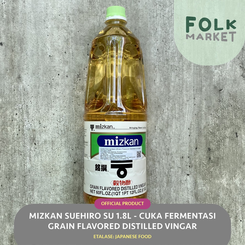 

MIZKAN Suehiro Su 1.8L - Cuka Fermentasi / Grain Flavored Vinegar