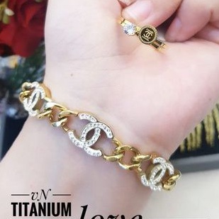 TiTanium set gelang cincin K82