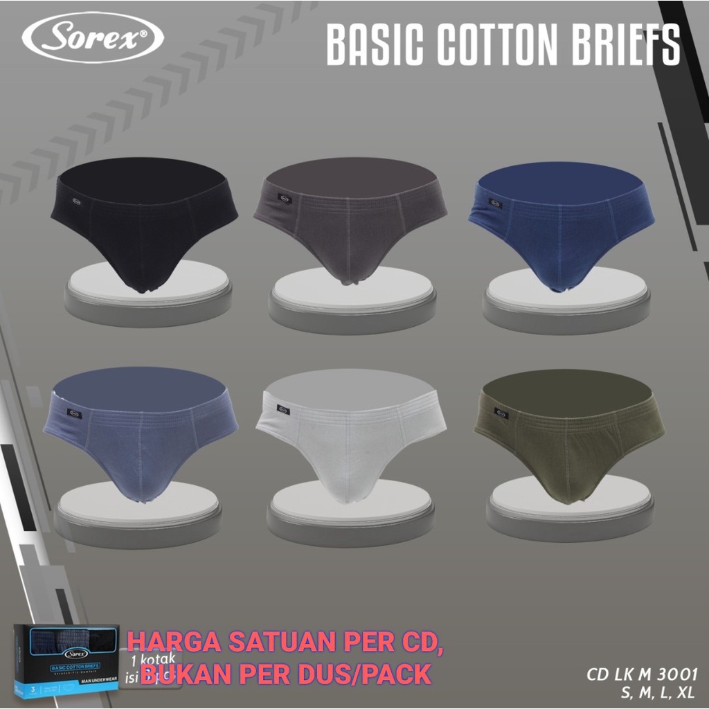 SOREX MAN M3001 CD CELANA DALAM PRIA - 3001