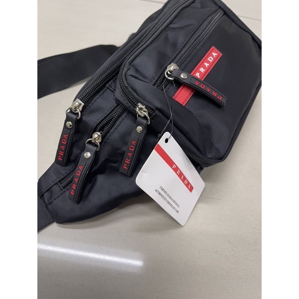 Tas Pinggang Balt Waistbag Prada Pria / Wanita import prada