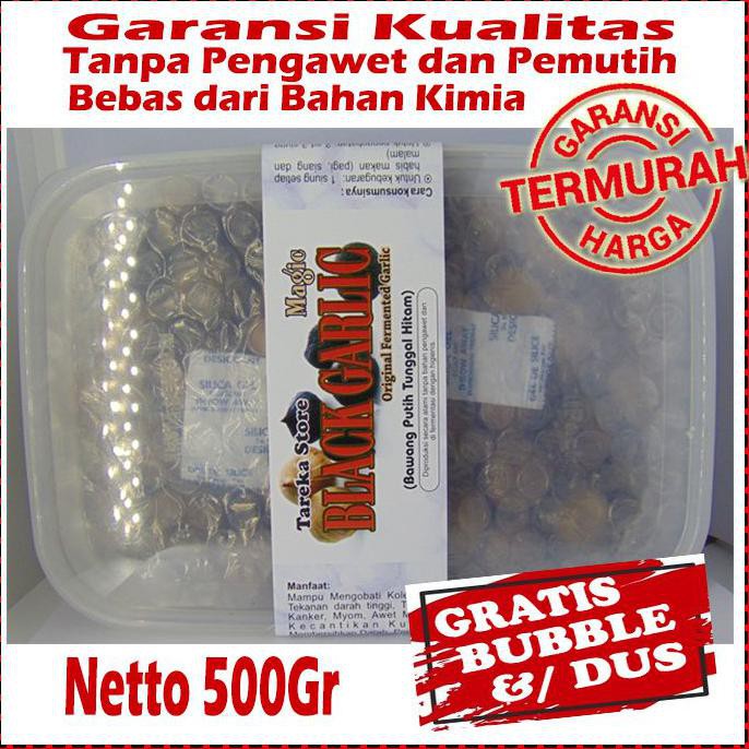 [[BISA COD]] BAWANG PUTIH HITAM TUNGGAL 1/2 KG -BLACK GARLIC- BAWANG HITAM LANANG BOOM SALE Kode 548