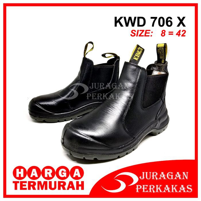 KING'S KWD 706 X Size 8 Sepatu Kerja Safety ASLI KINGS