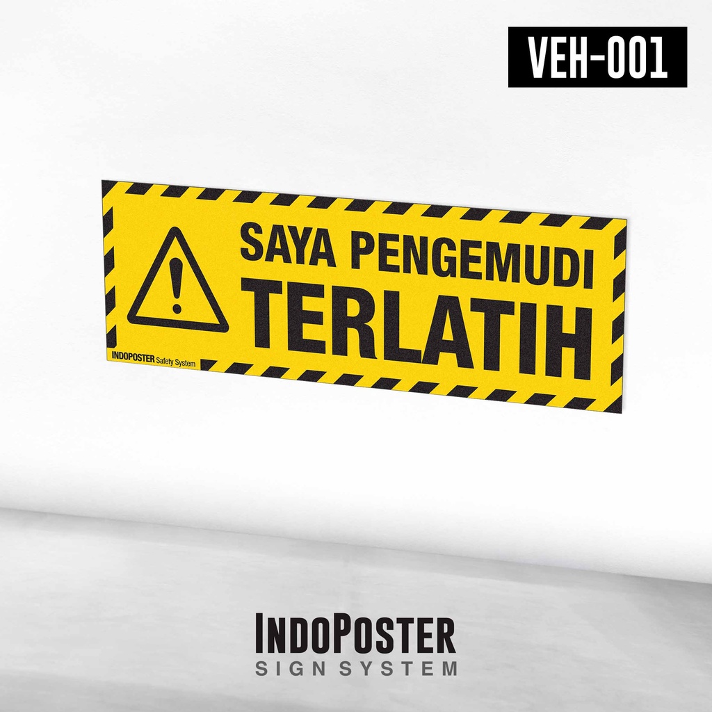 

Stiker K3 Truk Saya Pengemudi Terlatih