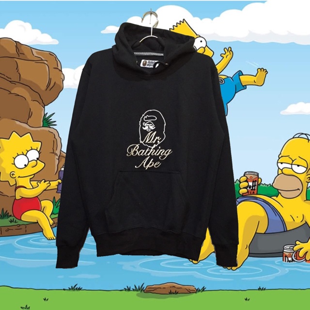 JAKET SWEATER HOODIE BAPE MR. BATHING APE LIKE ORIGINAL