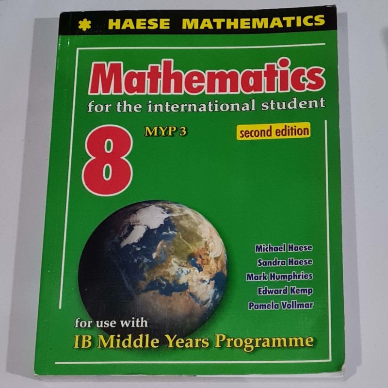 HAESE MATHEMATICS Grade 8 IB MYP 3 second edition