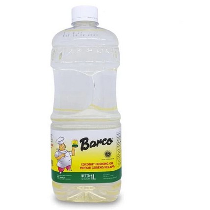 

Barco minyak goreng kelapa 1 Liter tersedia botol dan pouch(refill)