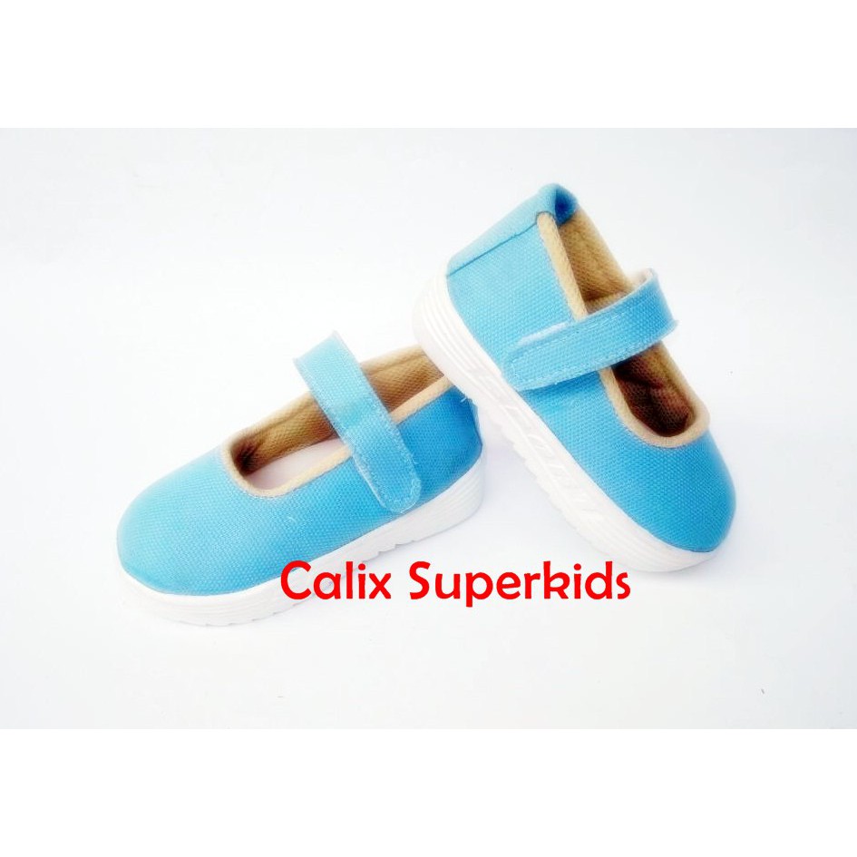 Sepatu Anak Slip On Ballet Biru