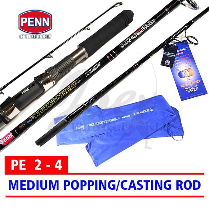 Penn Popping Rod Warmonger PE2-4 - WMP 742 MHA Kode 914