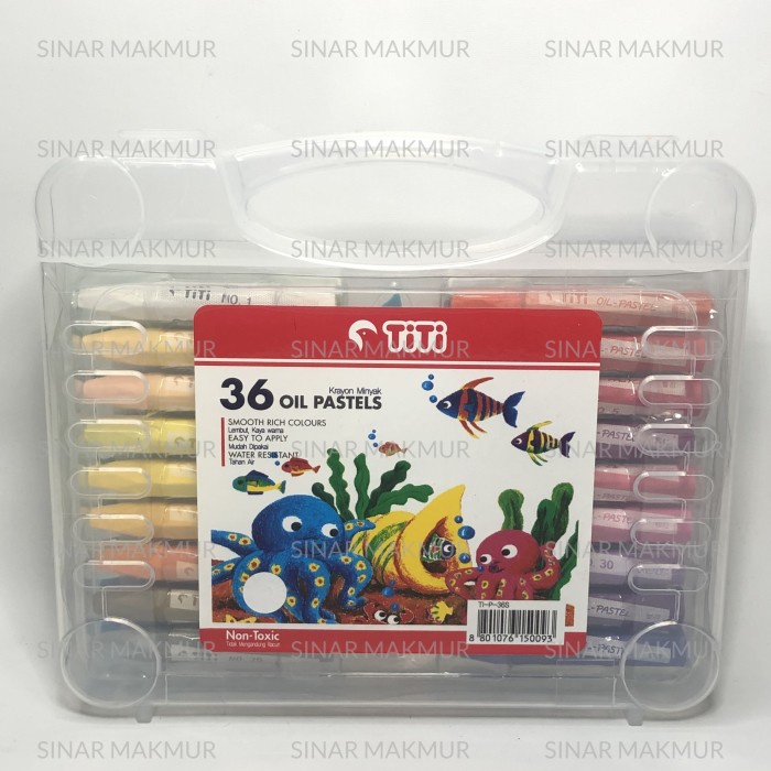 

(BISA COD) Crayon Titi Oil Pastel 36 Warna / 36 Colour TI-P-36S