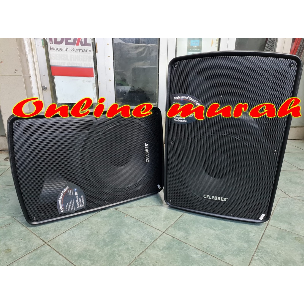 speaker aktif pasif celebress 15 cv ha300 15 inch 800 watt x2  2 buah