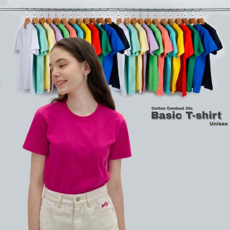 ATASAN KAOS OBLONG POLOS/COTTON PREMIUM 30s