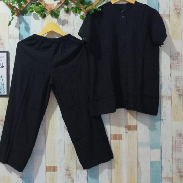 FreeOngkir|R-1283||SETCEL RAYON TWILL/SETELAN RAYON CP/ ONE SET CP/BAJU TIDUR/SETELAN PIYAMA LENGAN