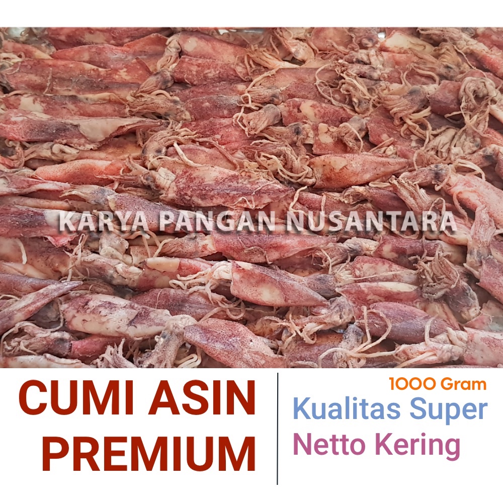 Jual Cumi Asin Premium 1 Kg Cumi Asin Kecil Cumi Asin Kering Super