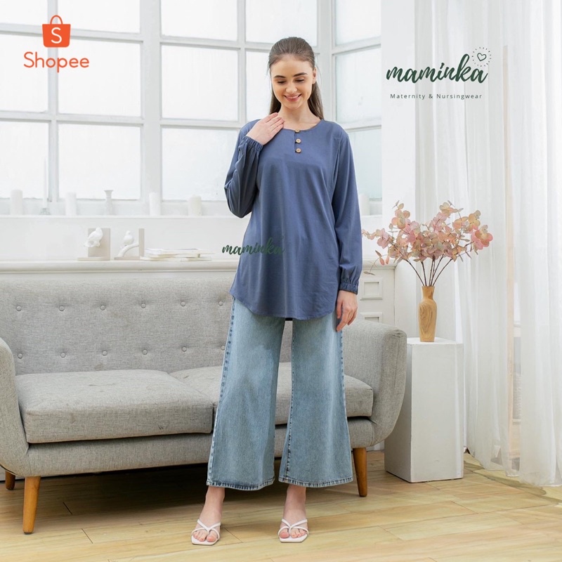 KIRANA BLOUSE BUSUI FRIENDLY BY MAMINKA