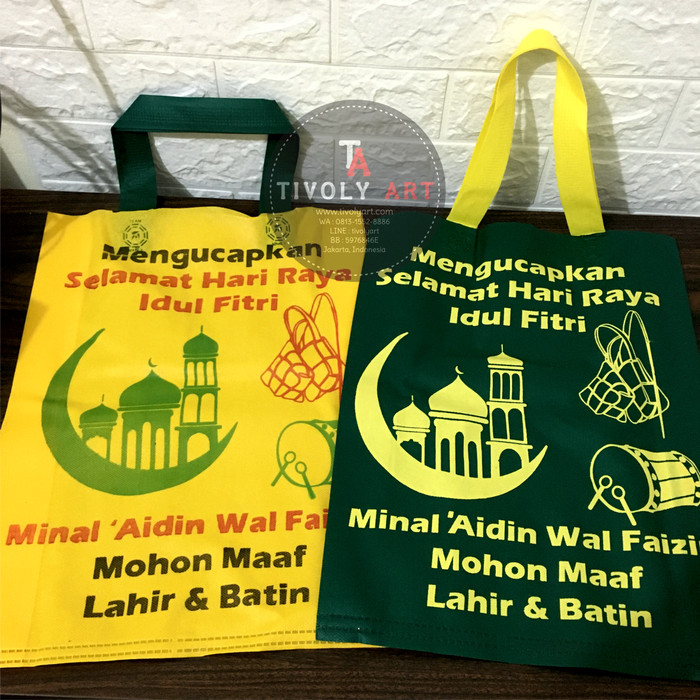 

Tas Parsel Idul Fitri / Goodie Bag Idul Fitri / Tas Souvenir Uk. 30x40 Termurah