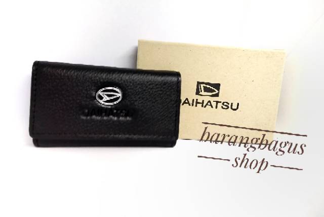 Dompet STNK - gantungan kunci mobil/motor DAIHATSU (100% kulit asli)