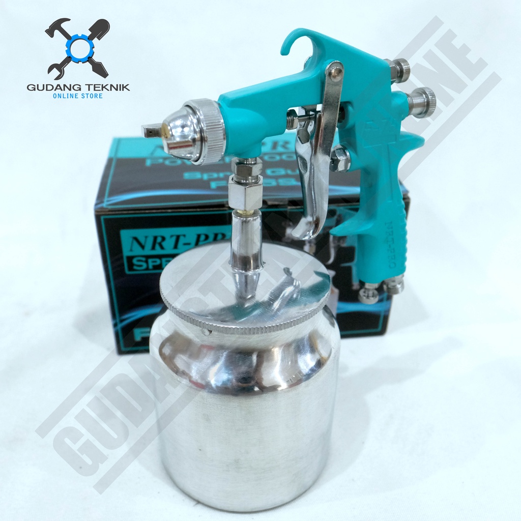Spray Gun Tabung Atas 400cc NRT PRO F75G / Alat Semprot Semprotan Cat Spraygun F75S Tabung Bawah NRT