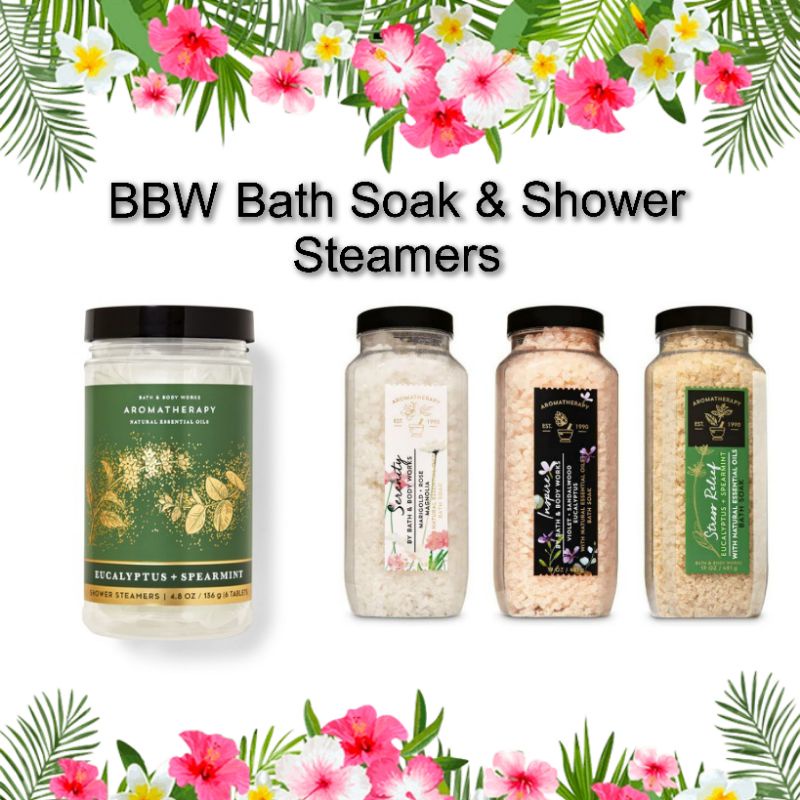 BATH AND BODY WORKS BBW BATH SOAK / SHOWER STEAMERS KAMPER