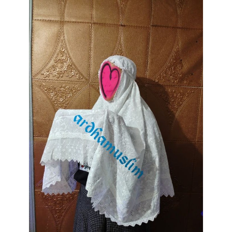 Bergo Instan llJilbab Instant  Haji Dan Umroh Tripel Ardha