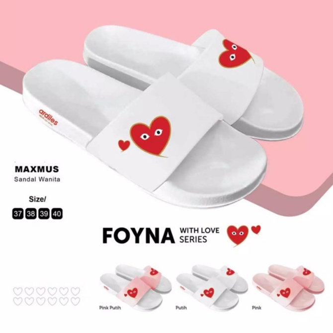 Sandal Slop Slip On Wanita Ardiles Foyna  / Sendal Selop Teplek Wanita / Sandal Couple Ardiles FOYNA / Sandal SELOP FLAT WANITA