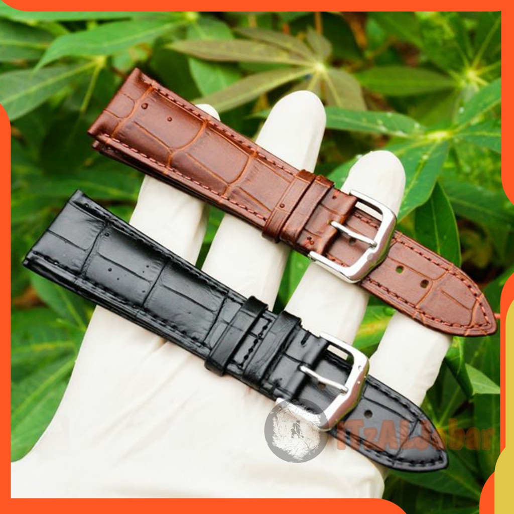 Tali jam tangan Kulit Leather strap 22mm 24mm Tali jam Kulit berkualitas