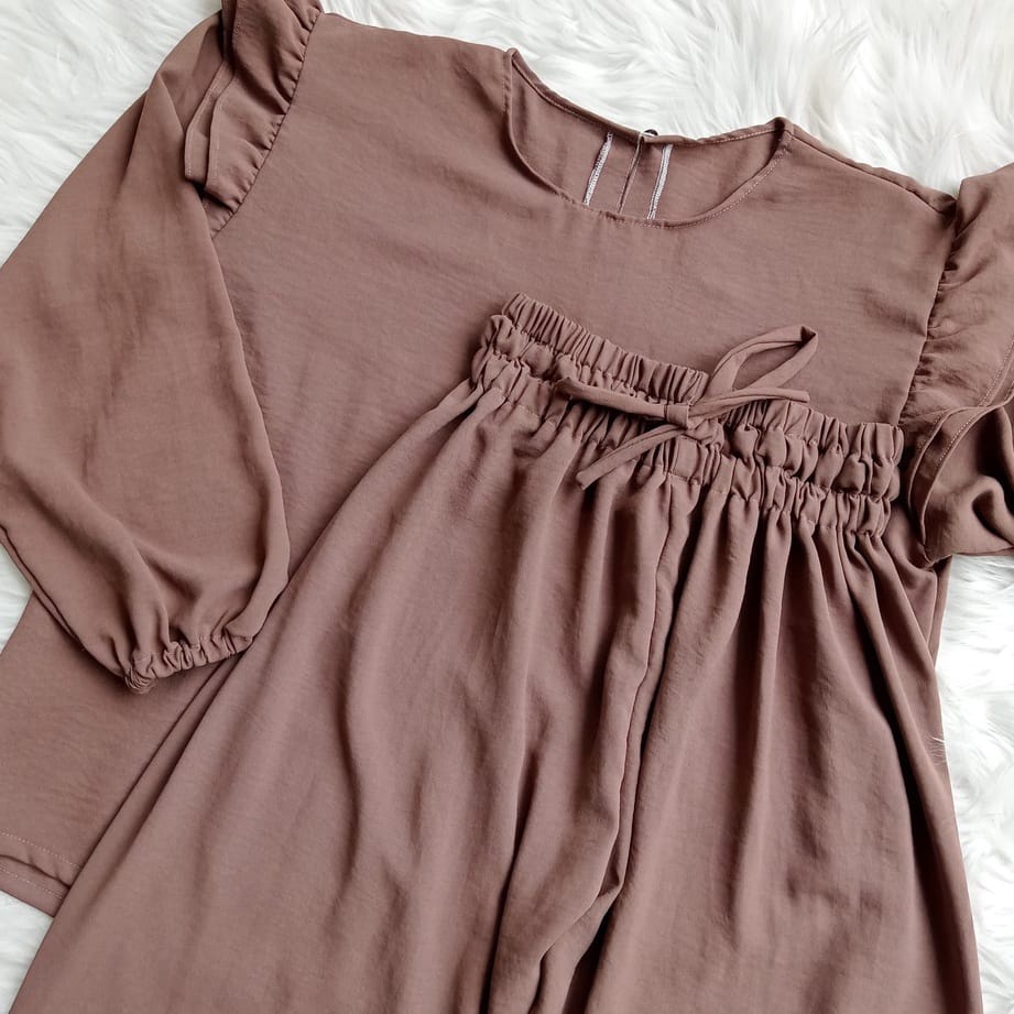 RUBY SET RAYON CRINCLE / RUBY SET SETELAN KULOT KRINKEL / RUBY SET RAYON CRINCLE MURAH  RUBY SET SET