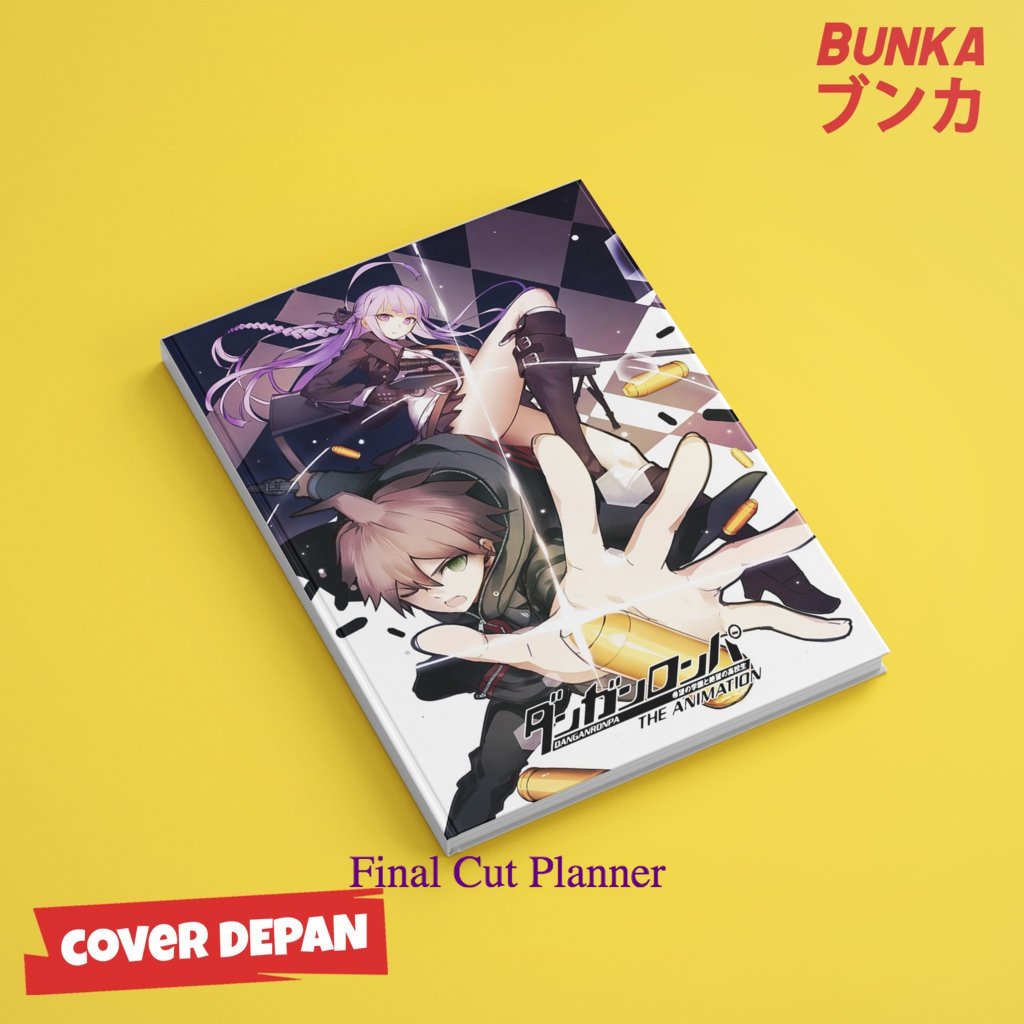 

buku tulis polos/bergaris Anime Danganronpa C Hardcover A5 Buku Tulis Catatan Notes Agenda Planner Jurnal