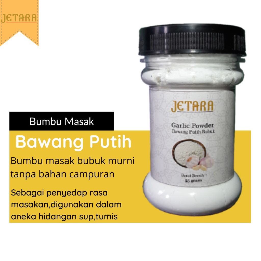 

Bawang Putih Bubuk - Jetara Garlic Powder