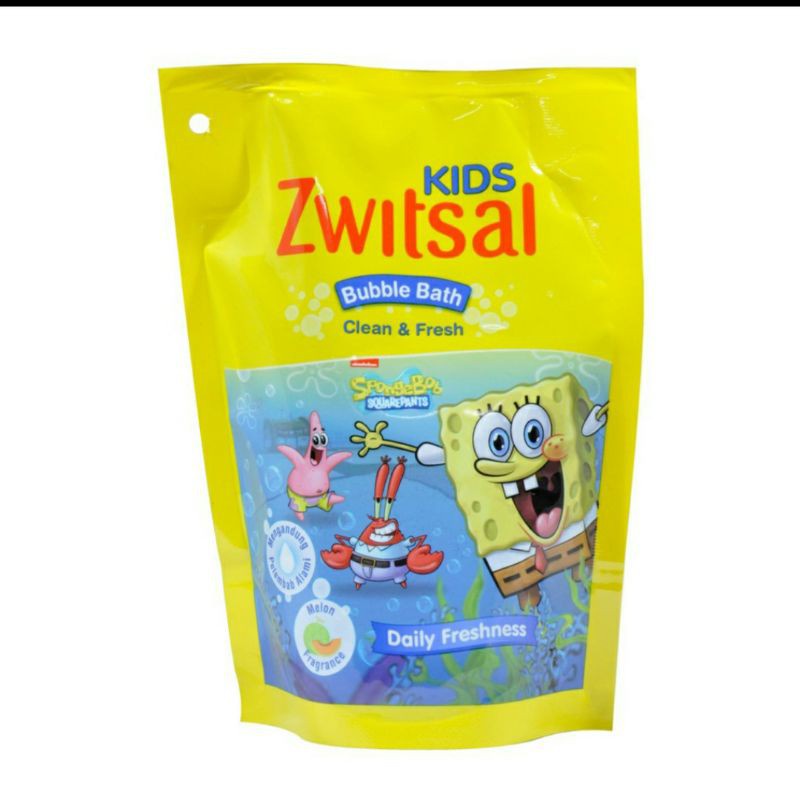 ZWITSAL KIDS BATH BLUE 250ML POUCH