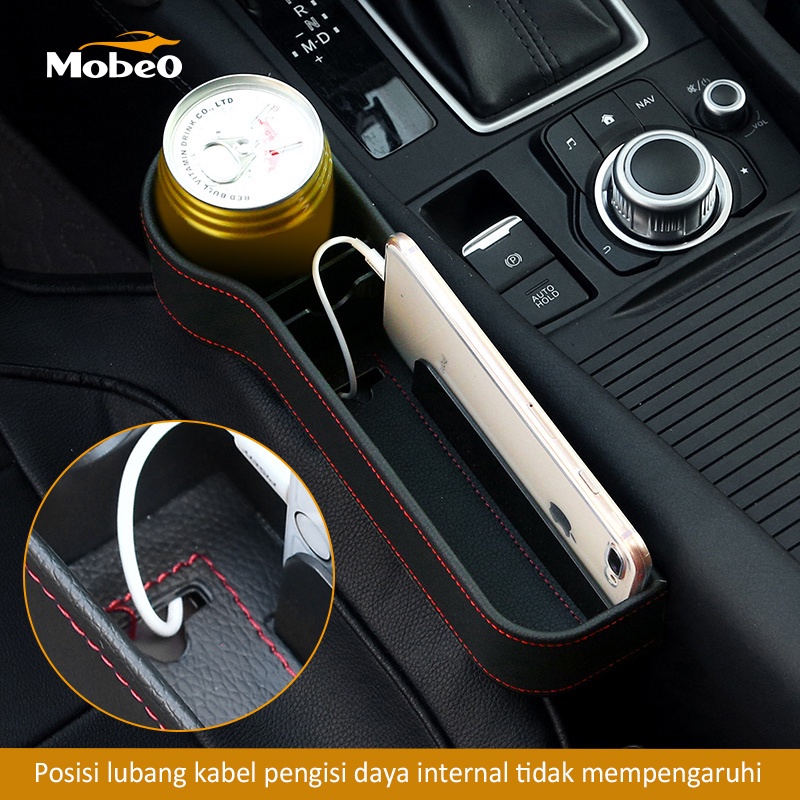 Mobeo Car Seat Gap Organizer Untuk Celah Mobil Universal