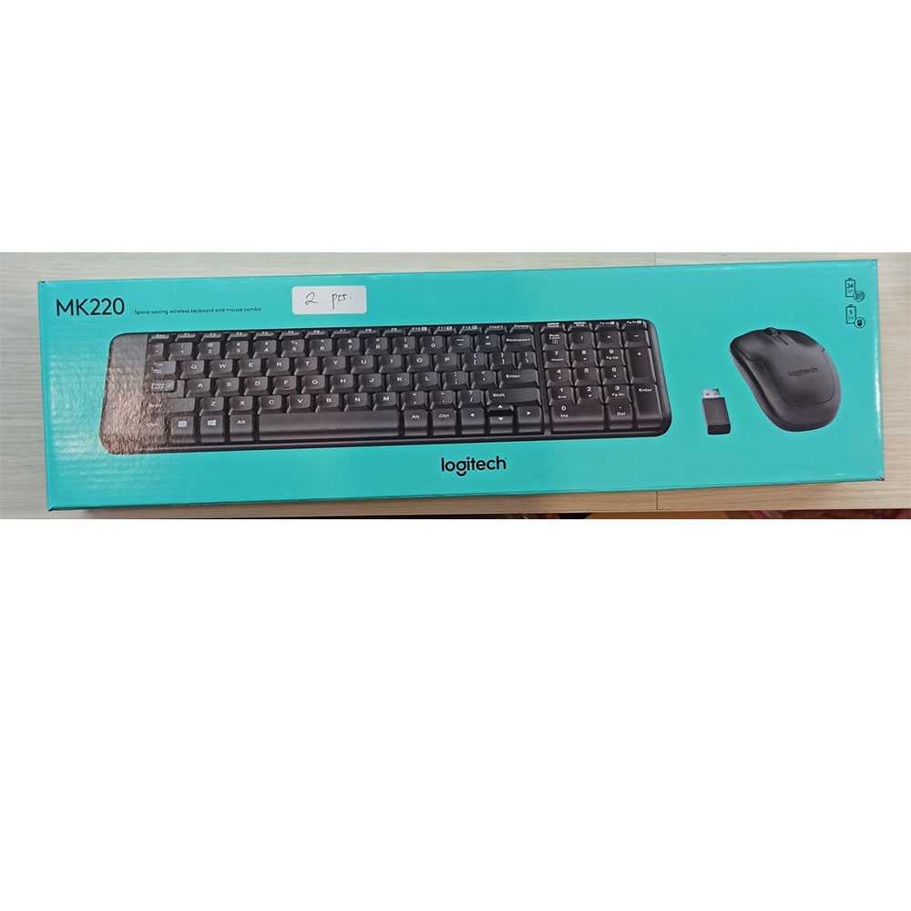 IDN TECH - Logitech Keyboard with Mouse Wireless Combo - MK220