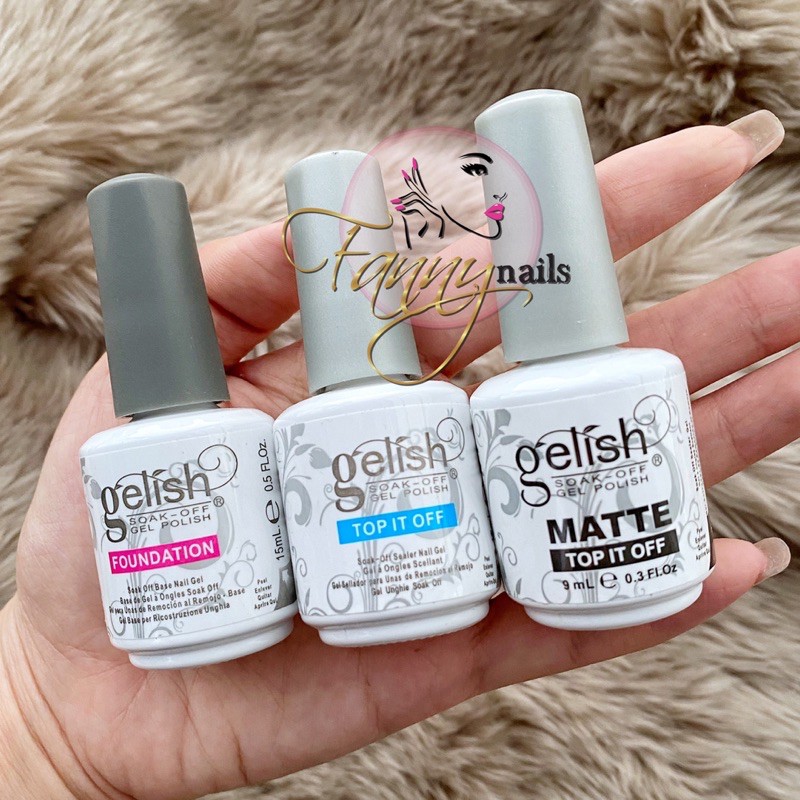 GELISH HARMONY 15ml ORIGINAL top coat base coat structure gel PH bond matte top coat gelish top it off  gelish