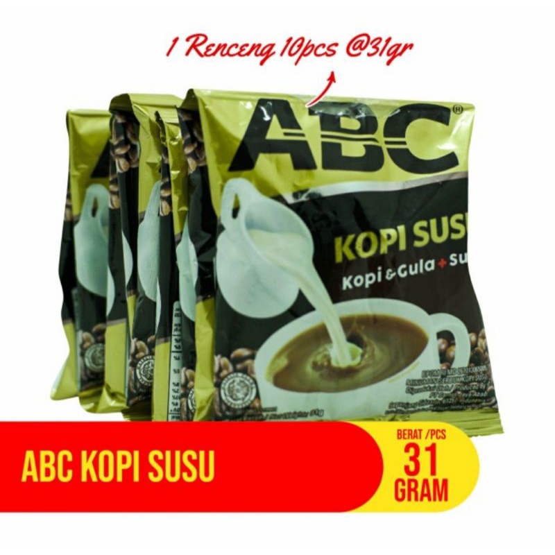 

kopi ABC renceng @10 pcs