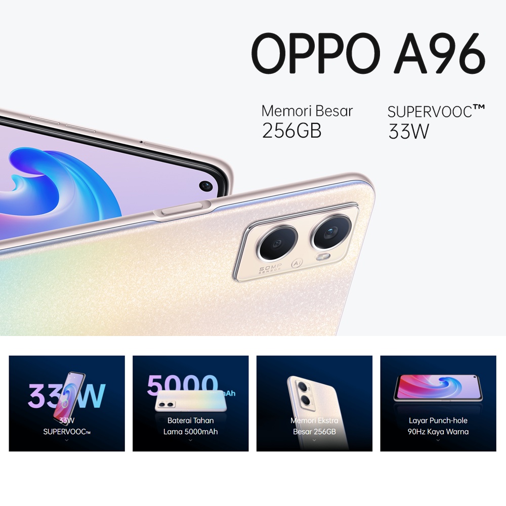 Oppo A96 8/256 8GB 256GB RAM 8 ROM 256 GB Smartphone Android