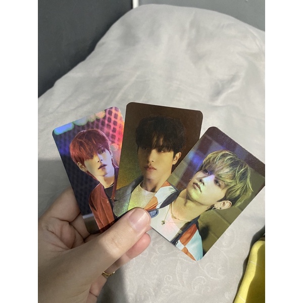 Sharing Lyrics card + photocard md trace jikjin treasure yoshi mashiho junghwan