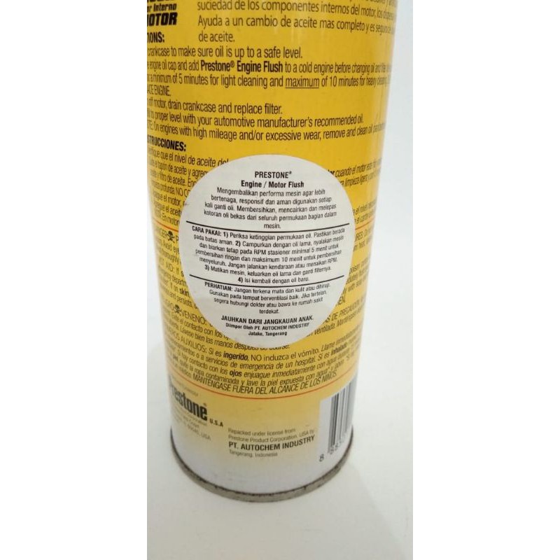 Prestone Engine Flush